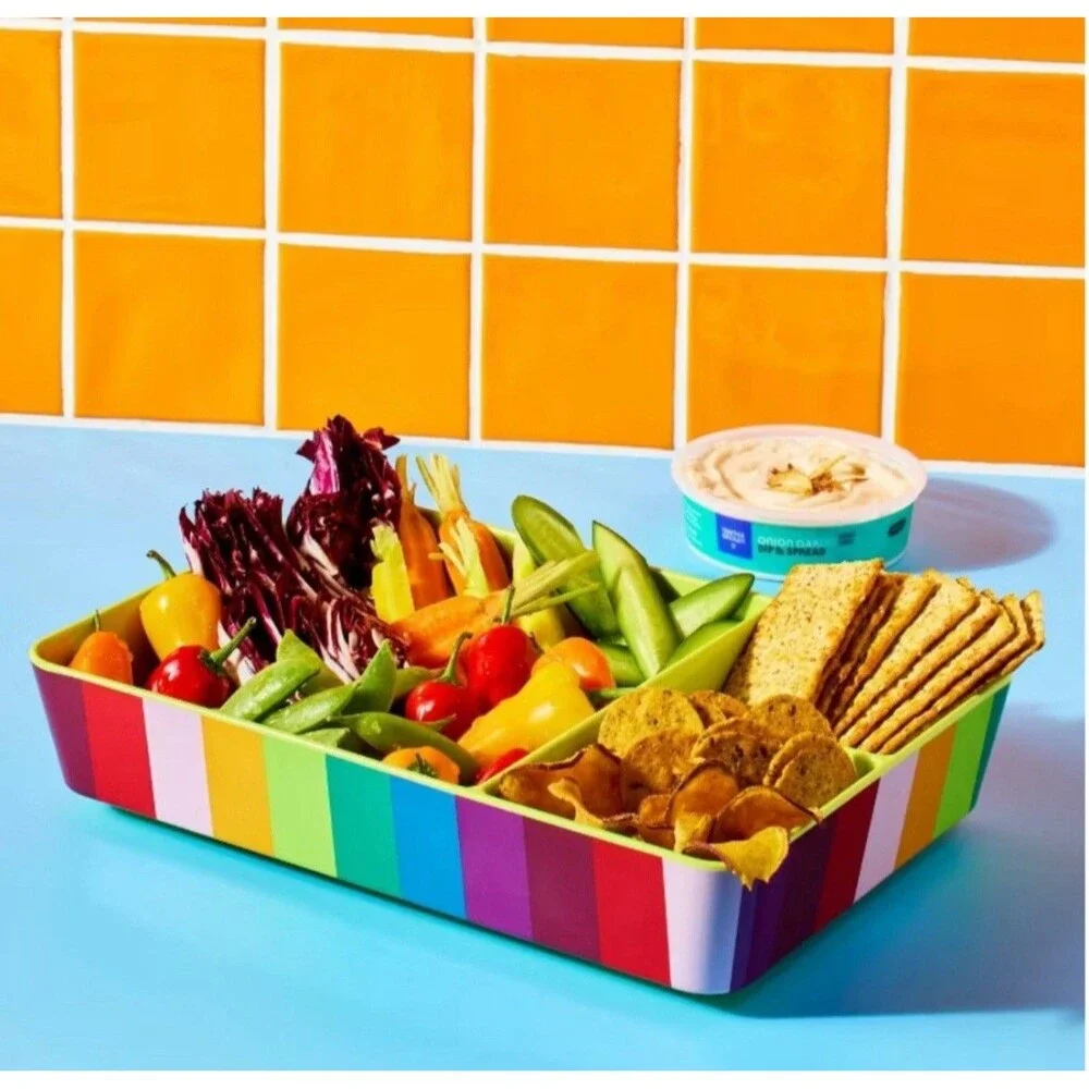 Rainbow Family Snack Tray - Tabitha Brown for Target - NEW